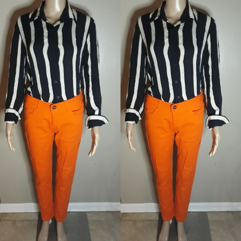 Jeans and blouse